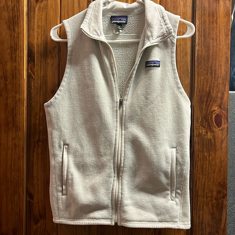 Cream Patagonia vest